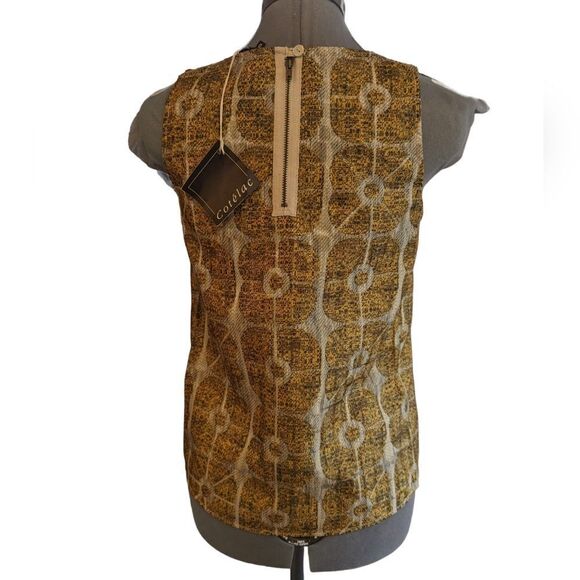 Cotelac‎ abstract print boho top nwt - Picture 6 of 9